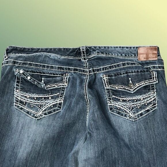 Plus Size Maurices High Rise DarkWash Jeans Size 24 Long #51 - Picture 4 of 5